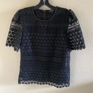 Express black blouse